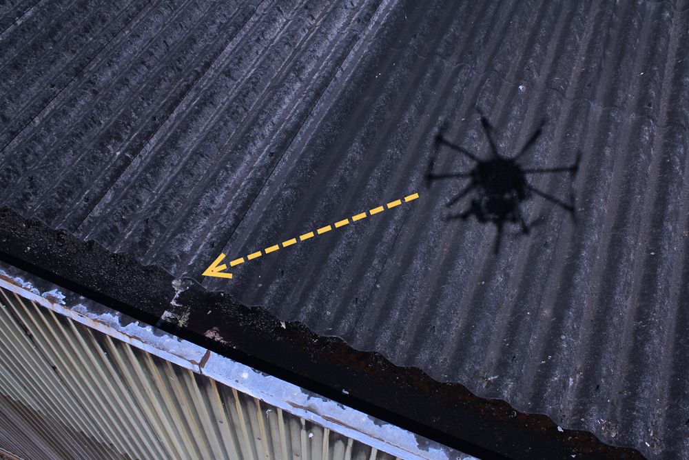 hire a drone for roof survey & inspections