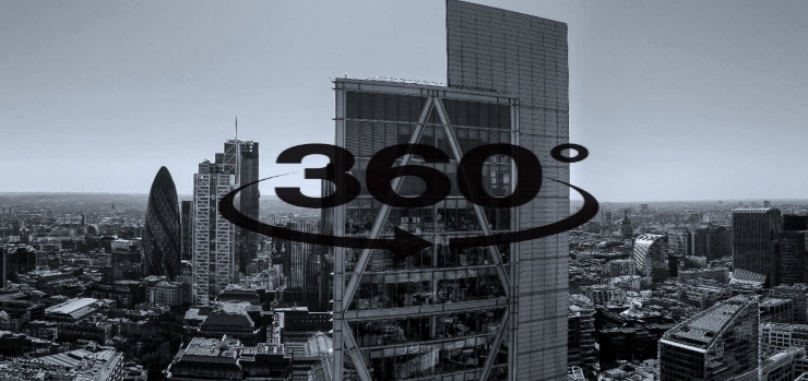 360 panoramic aerial photography london