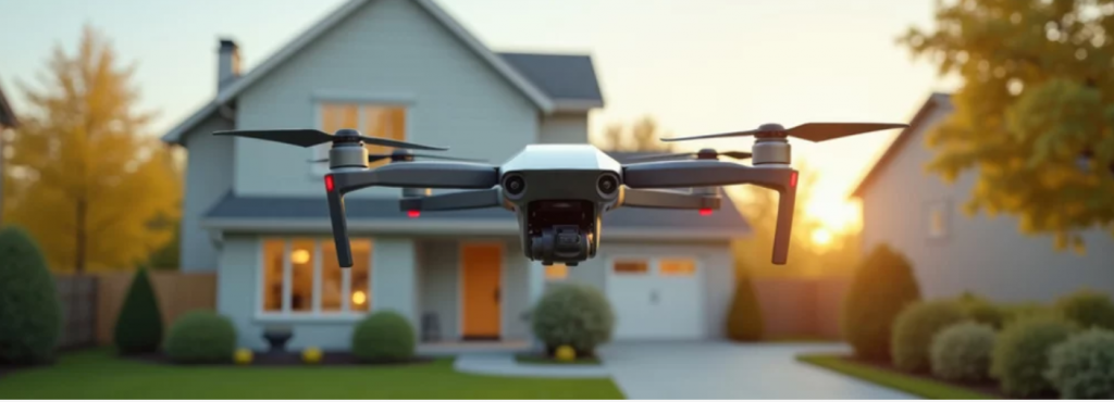 real estate drone photography for commercial property development